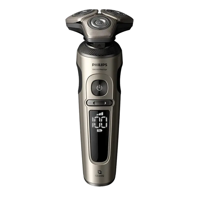 Электробритва мужская Philips S9000 Prestige Champagne gold