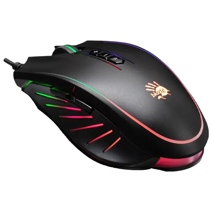 Игровая мышь Bloody Q81 Curve Проводное Чёрный