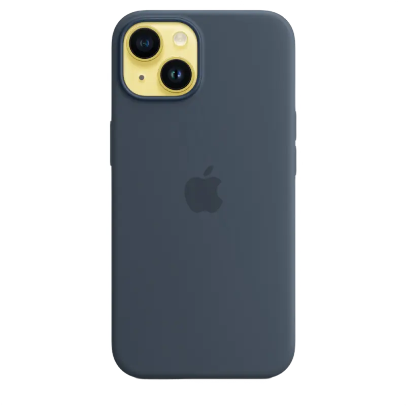 Чехол Apple iPhone 14 Silicone Case MagSafe A2910 MagSafe Синий шторм