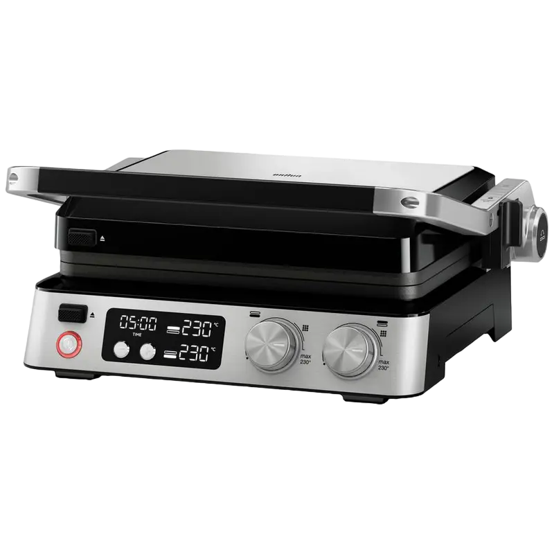 Электрический Гриль Braun MultiGrill 7 Contact Черный | Нержавеющая сталь