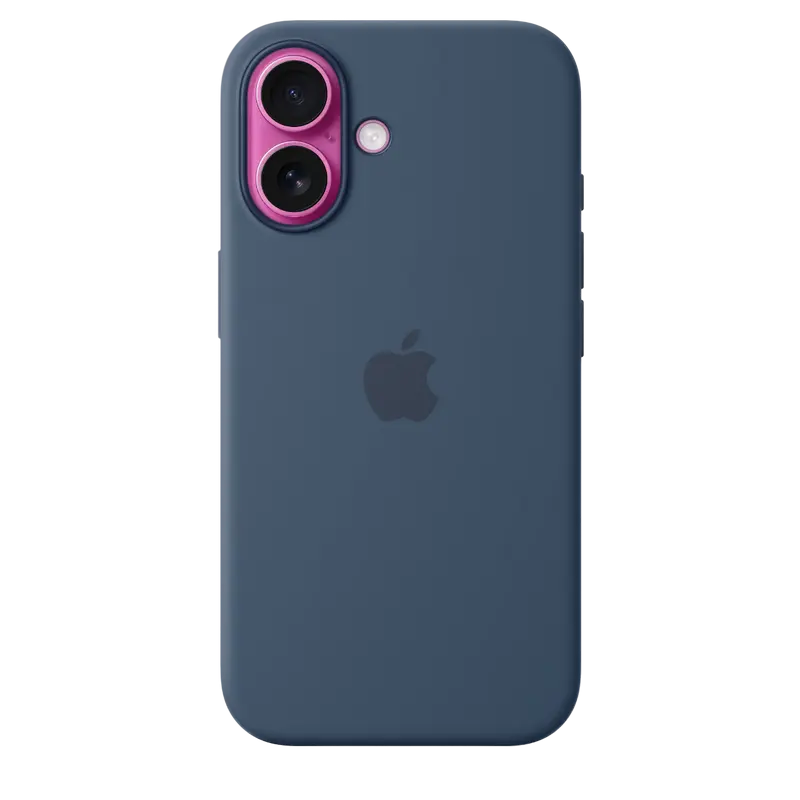 Чехол Apple iPhone 16 Silicone Case MagSafe A3313 Silicone Case with MagSafe Denim