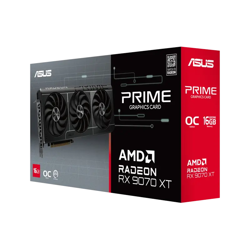 Видеокарта ASUS Prime Radeon RX 9070 XT OC