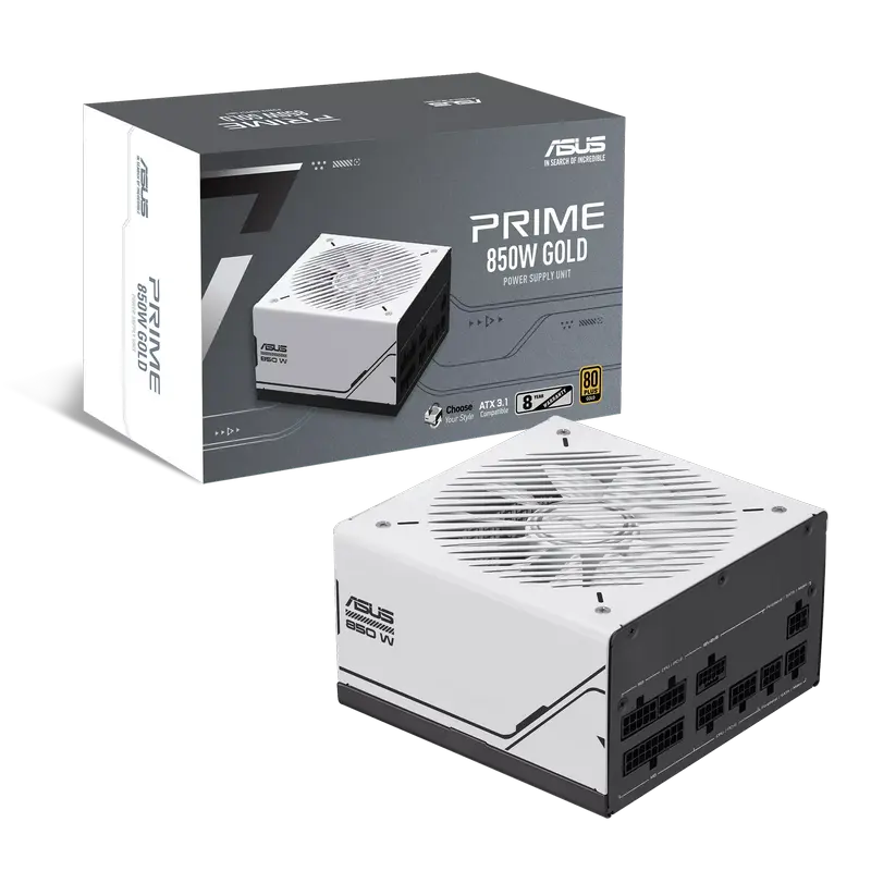 Tip Блок питания для компьютеров ASUS Prime 750W Gold ATX Белый