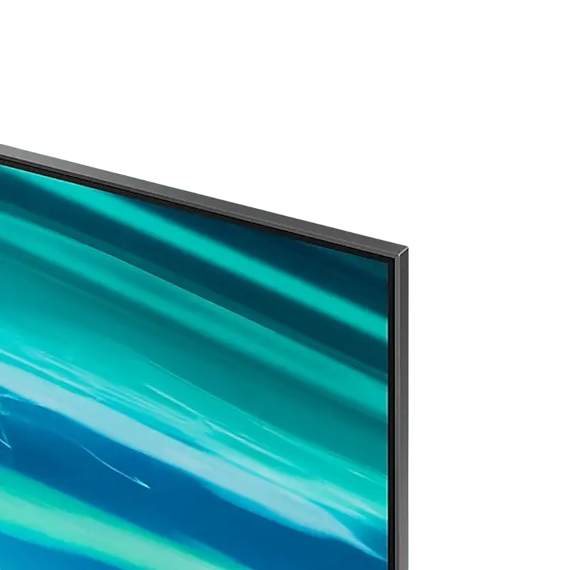 55" QLED SMART Телевизор Samsung QE55Q80AAUXUA Черный