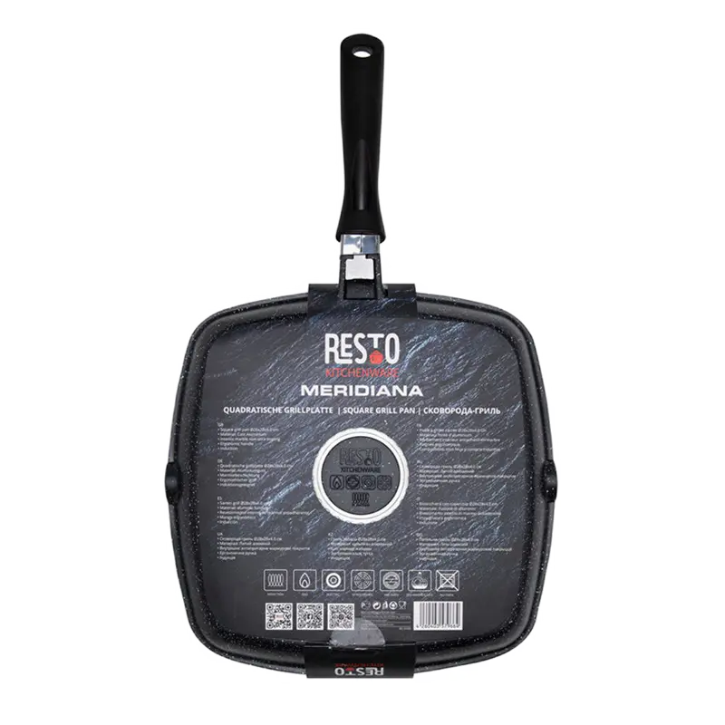 Сковорода-гриль RESTO Meridiana MERIDIANA Чёрный