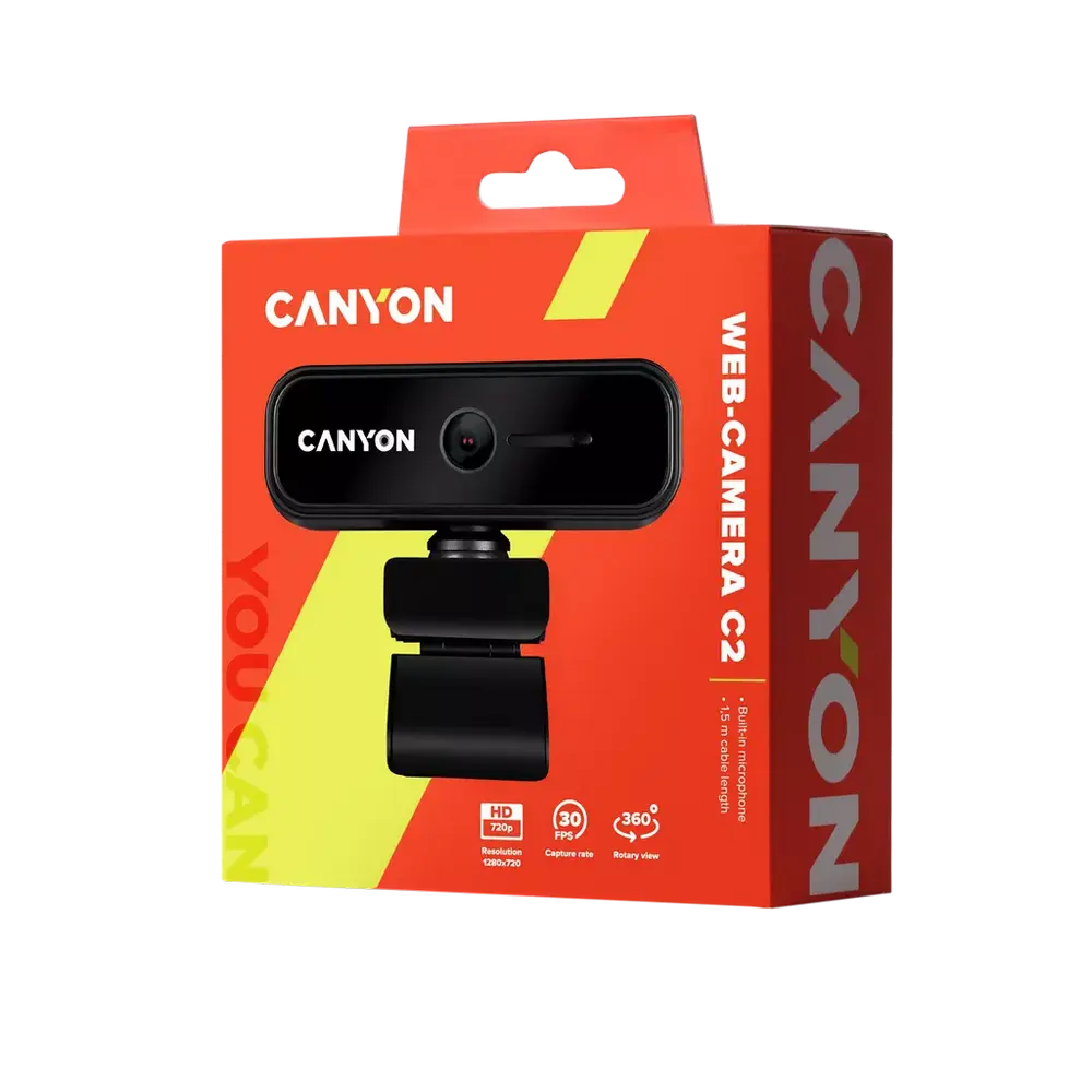Веб-камера Canyon C2 Черный