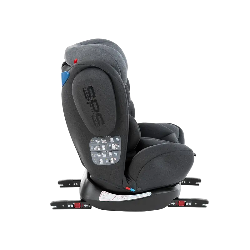 Детское автокресло Kikka Boo 4 Fix DOUBLE ISOFIX Серый