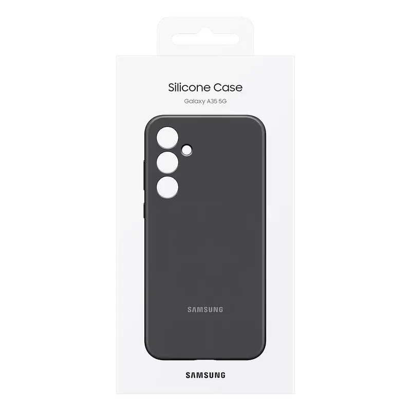 Чехол Samsung Galaxy A35 Silicone Cover Clear Чёрный