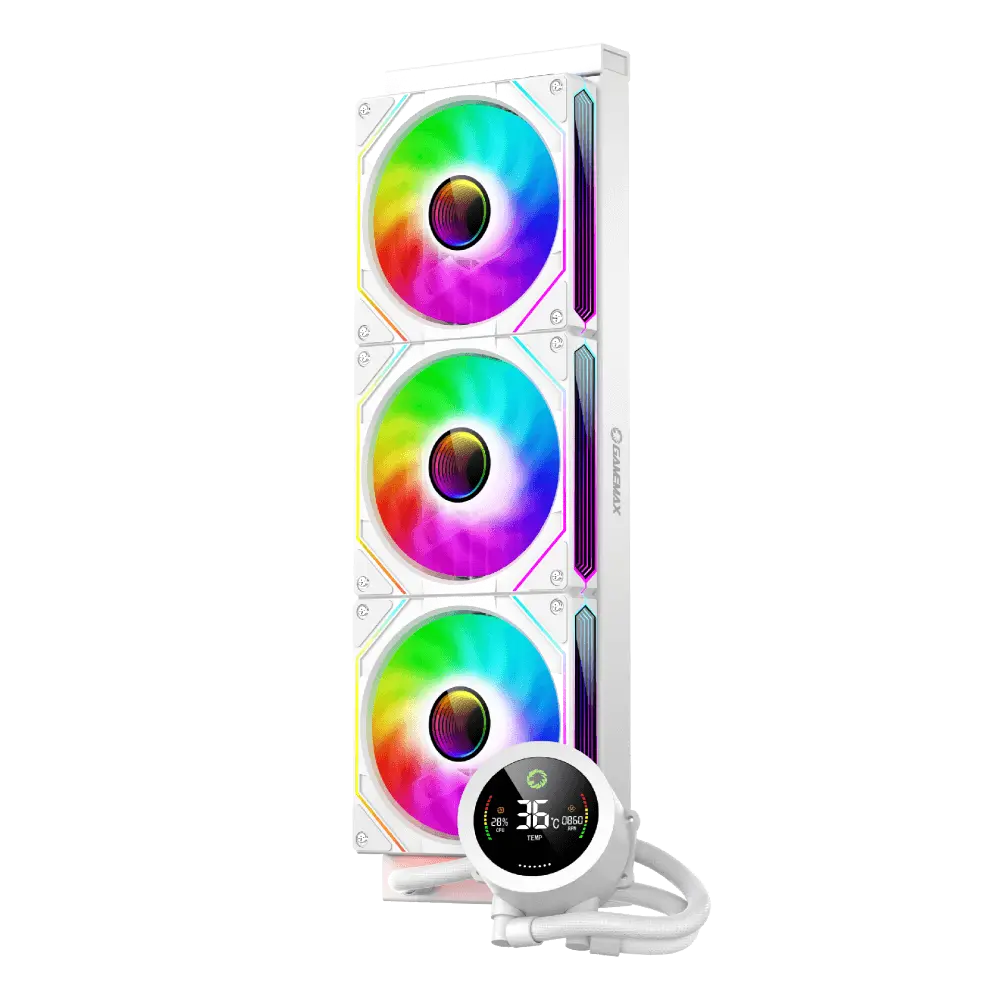 Кулер для процессора Gamemax IceBurg 360 Digital WH 120 мм