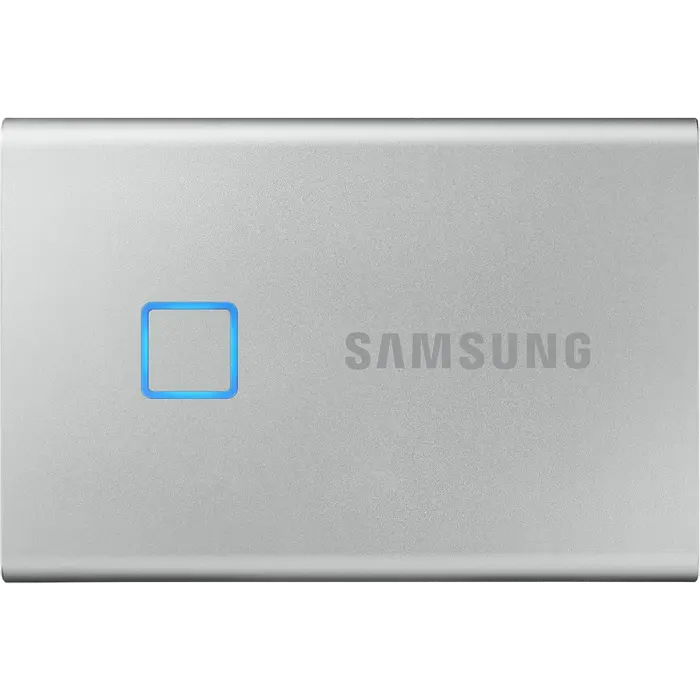 Внешний портативный SSD накопитель Samsung T7 Touch 500 ГБ Серебристый