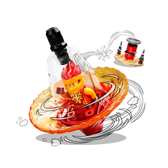 Конструктор LEGO Kai's Spinjitzu Ninja Training Красный
