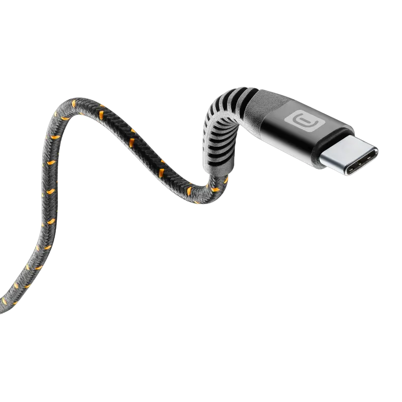 Cablu de încărcare și date Cellularline Strong Cable Negru