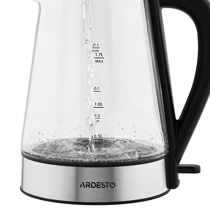 Электрочайник Ardesto EKL-F110 Нержавеющая Сталь | Черный