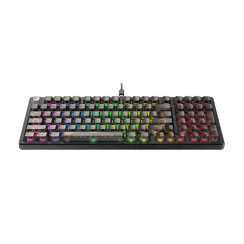 Tastatură Havit KB875L Mecanic Transparent