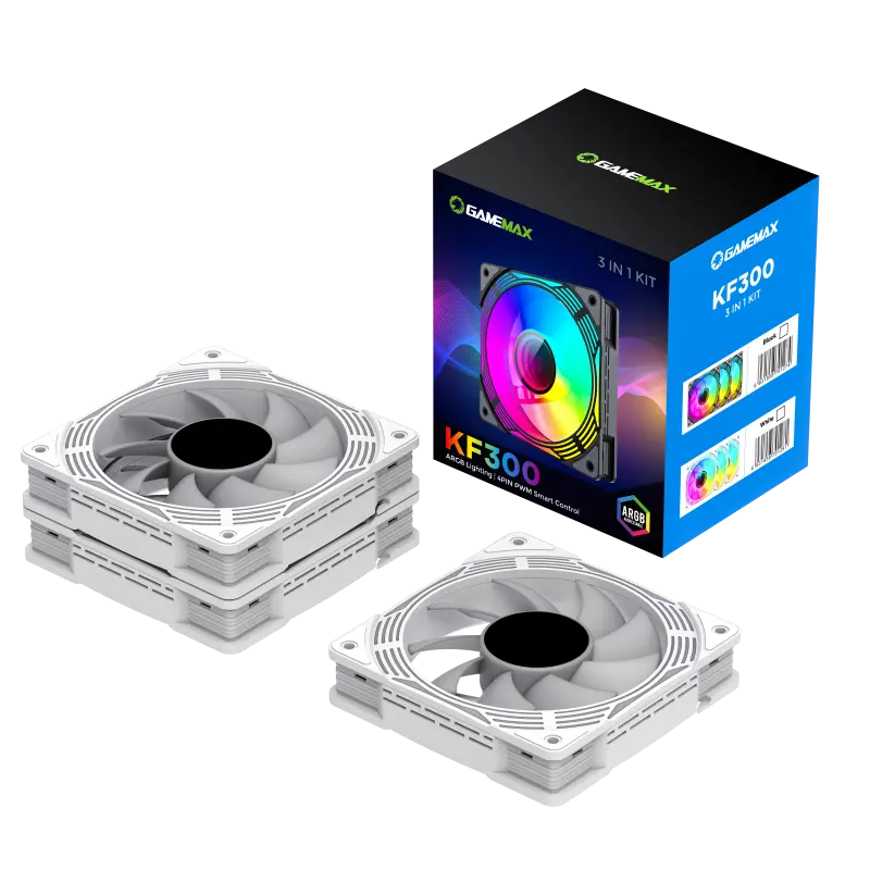 Вентилятор для ПК Gamemax KF300 120 мм Белый