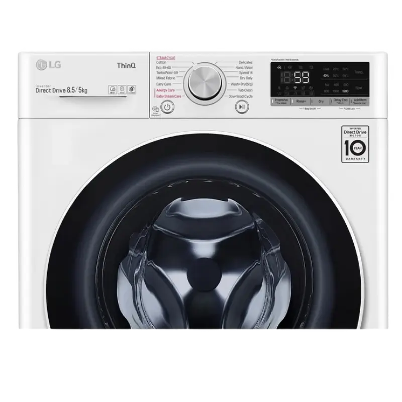 Стирально-сушильная машина LG F2DV5S8S0 Белый