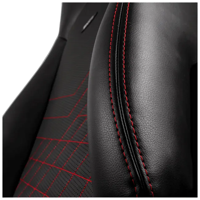 Scaun Gaming Noblechairs Icon PU Piele Negru/Rosu