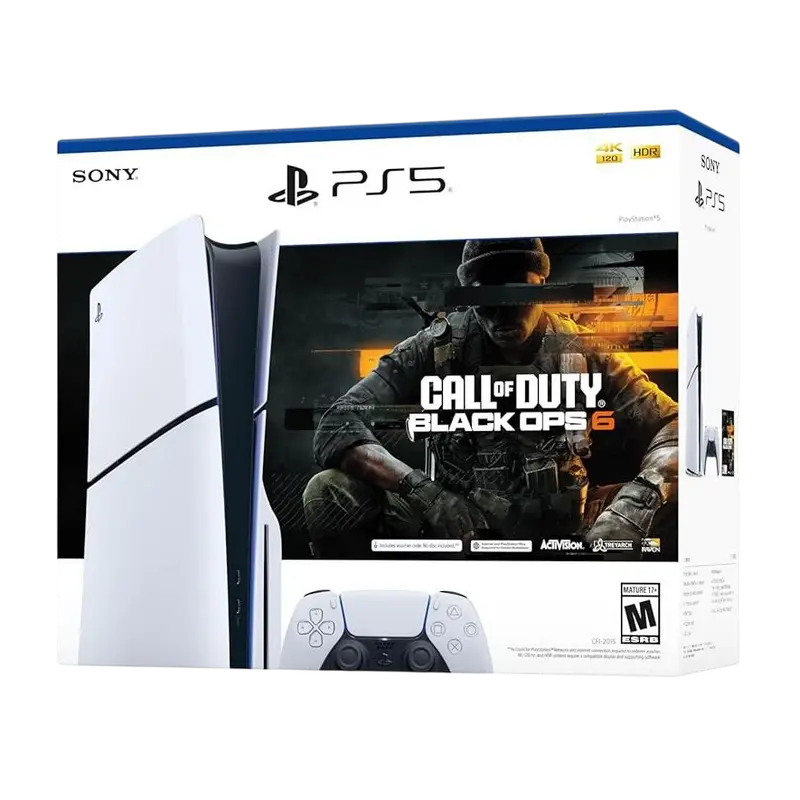 Игровая консоль SONY PlayStation 5 Slim Disc Edition + Call of Duty Black Ops 6 Белый