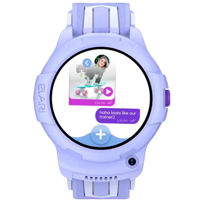 Детские часы Elari KidPhone 4G Wink Фиолетовый