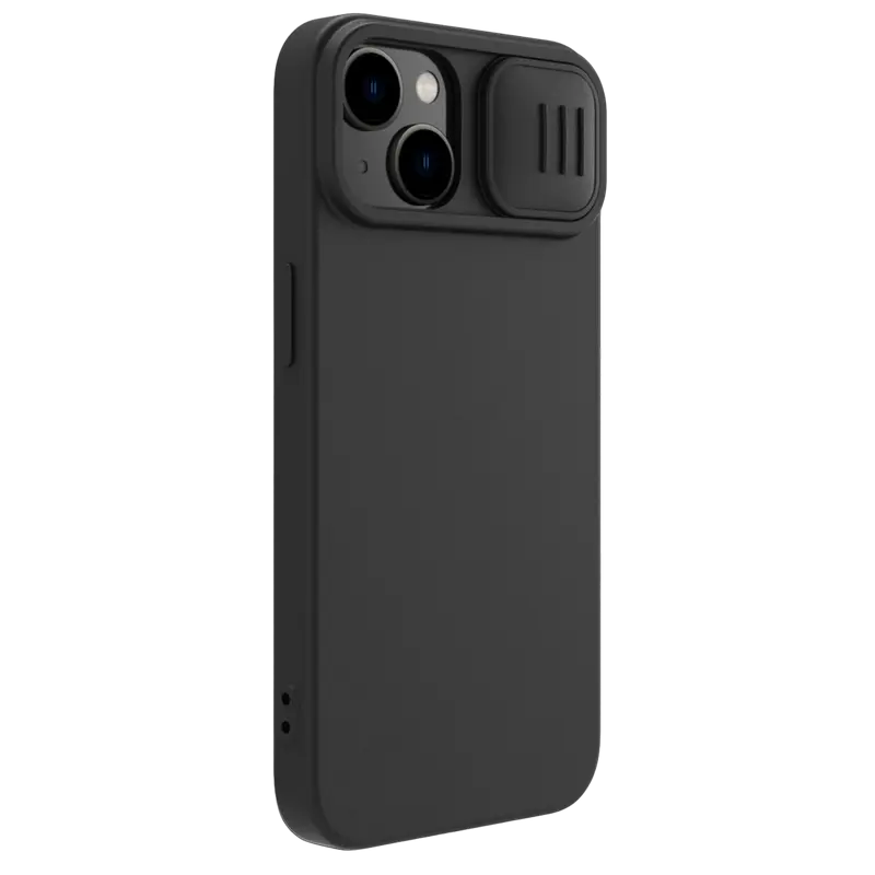 Чехол Nillkin Apple iPhone 15 Plus CamShield Silky Silicone CamShield Silky Elegant Black