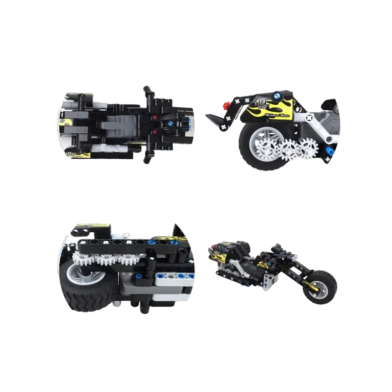 Конструктор iM.Master Pull Back Motorbike Черный