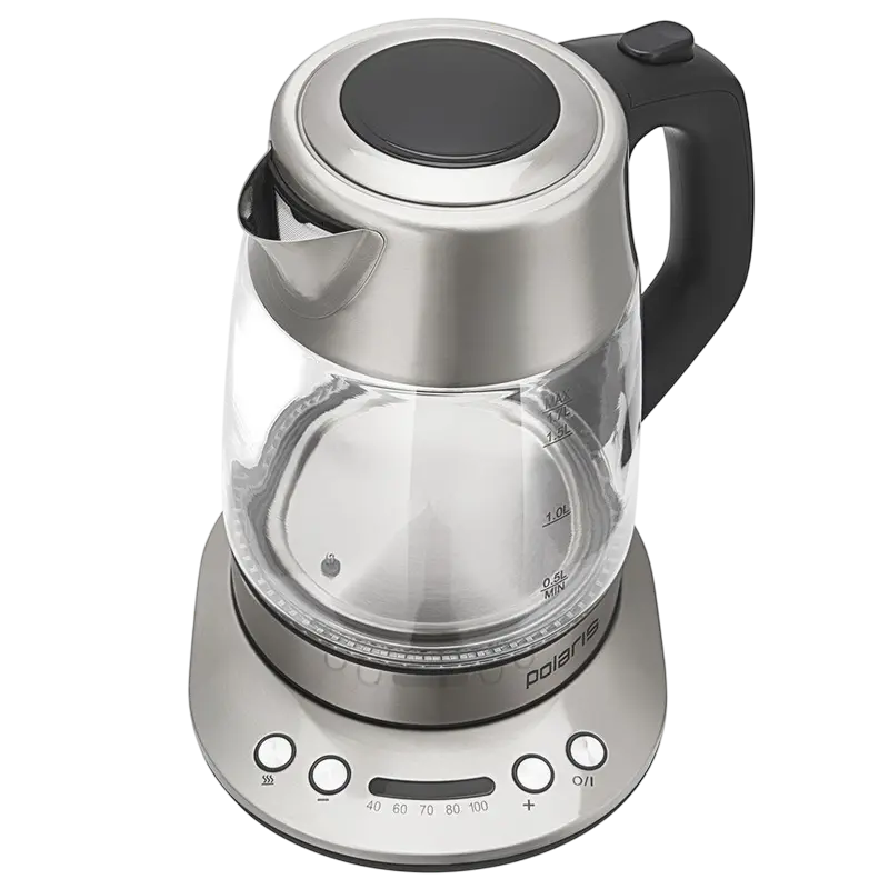 Электрочайник Polaris PWK1775CGLD, Серебристый