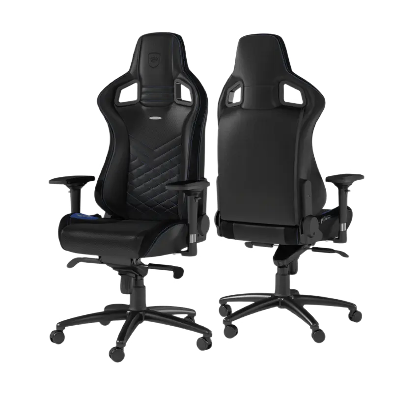 Игровое кресло Noblechairs Epic Искусственная кожа Черный/Синий
