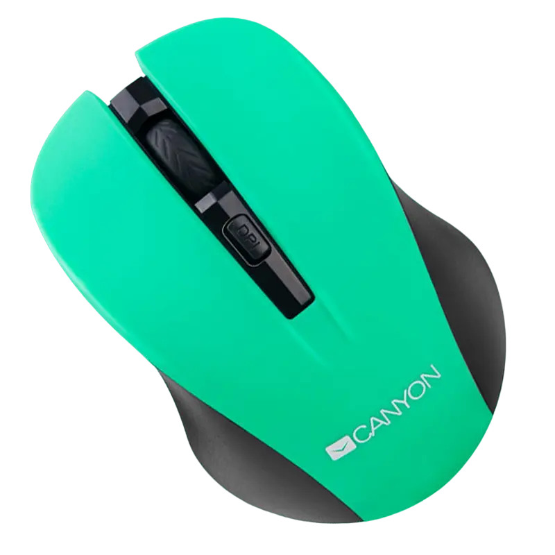 Беcпроводная мышь Canyon MW-1 Беспроводное Зелёный