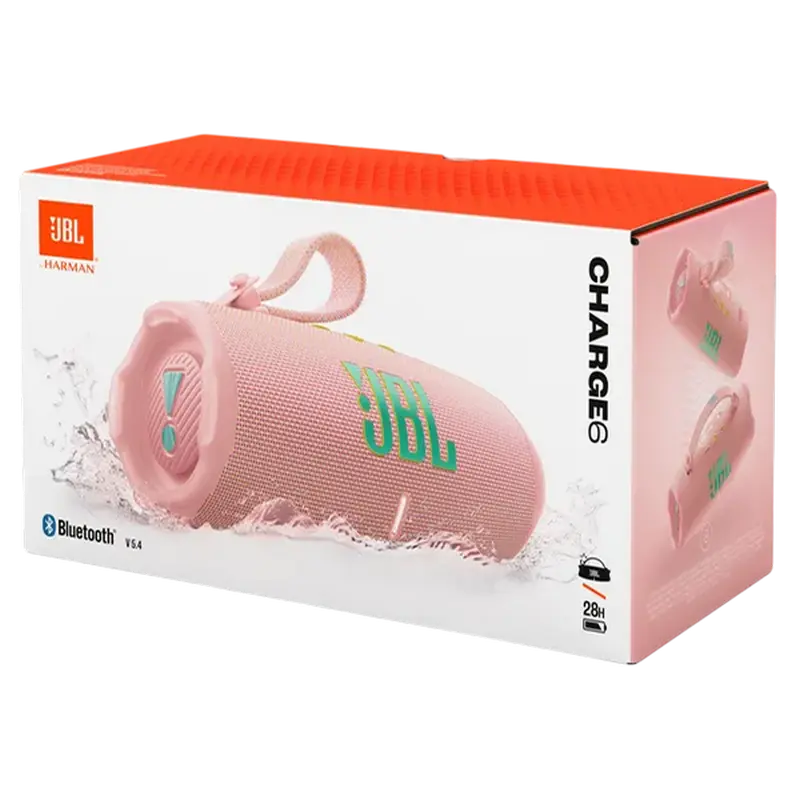 Портативная колонка JBL Charge 6 Розовый