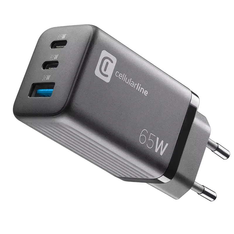 Încărcător Cellularline Charger GAN Negru