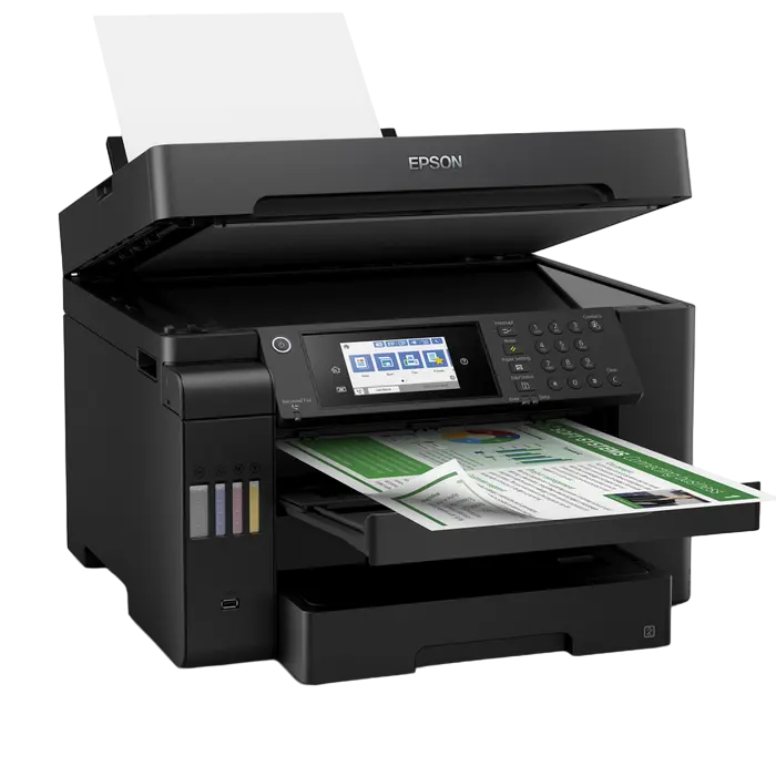 Струйный МФУ Epson L15150 Цветной A3 Черный