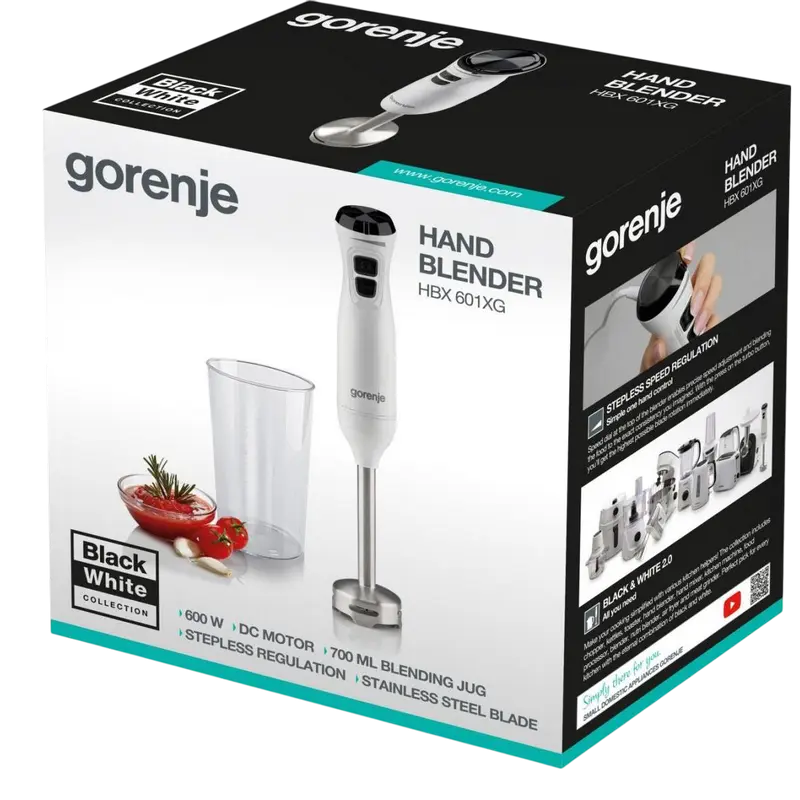 Blender de mână Gorenje HBX601XG Alb