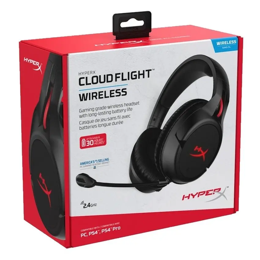 Căști HyperX Cloud Flight PS5 Negru