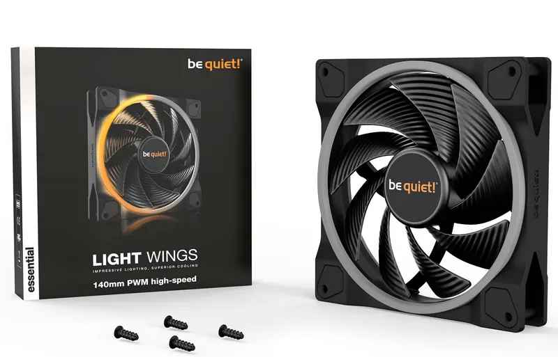 Вентилятор для ПК be quiet! Light Wings PWM high-speed 140 мм Черный