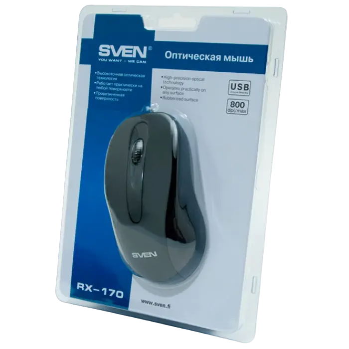 Мышь SVEN RX-170 Проводное Чёрный