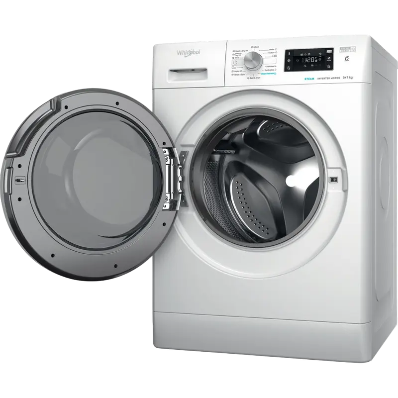 Mașină de spălat cu uscător Whirlpool FFWDB 976258 SV EE Alb