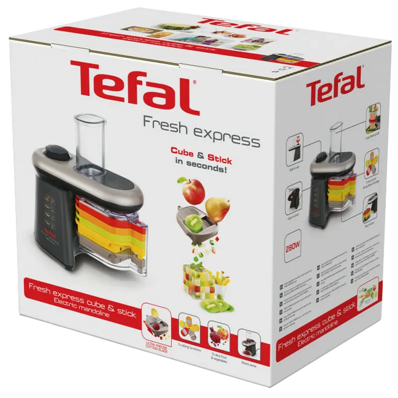 Овощерезка электрическая Tefal MB905834 Чёрный | Серебристый