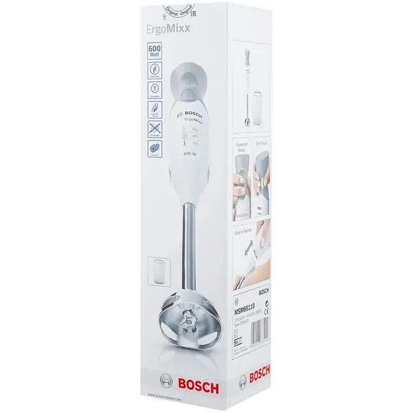 Погружной блендер Bosch ErgoMixx MSM66110 Белый | Серый