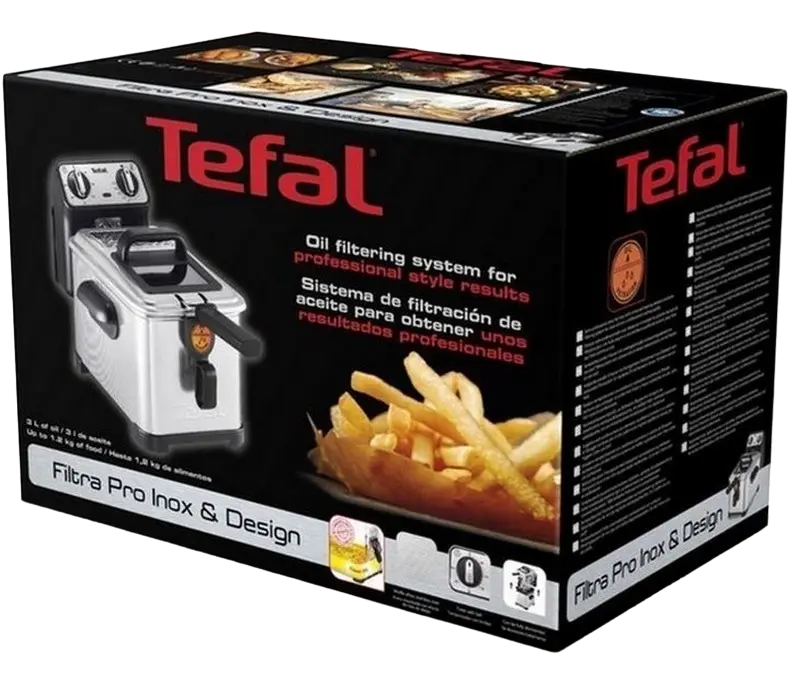 Фритюрница Tefal Filtra Pro Нержавеющая сталь