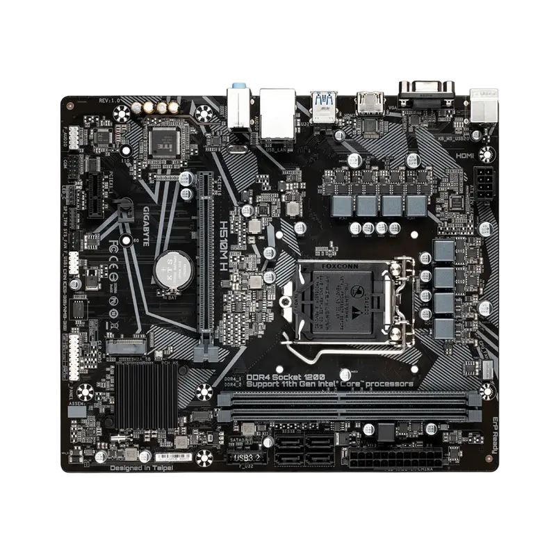 Материнская плата Gigabyte H510M H LGA1200 Micro-ATX