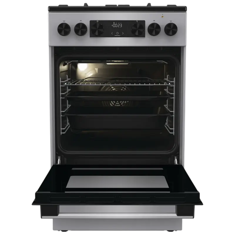 Комбинированная плита Gorenje GK5C42SF Нержавеющая сталь