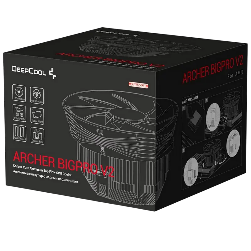 Кулер для процессора Deepcool ARCHER BIGPRO V2 120 мм