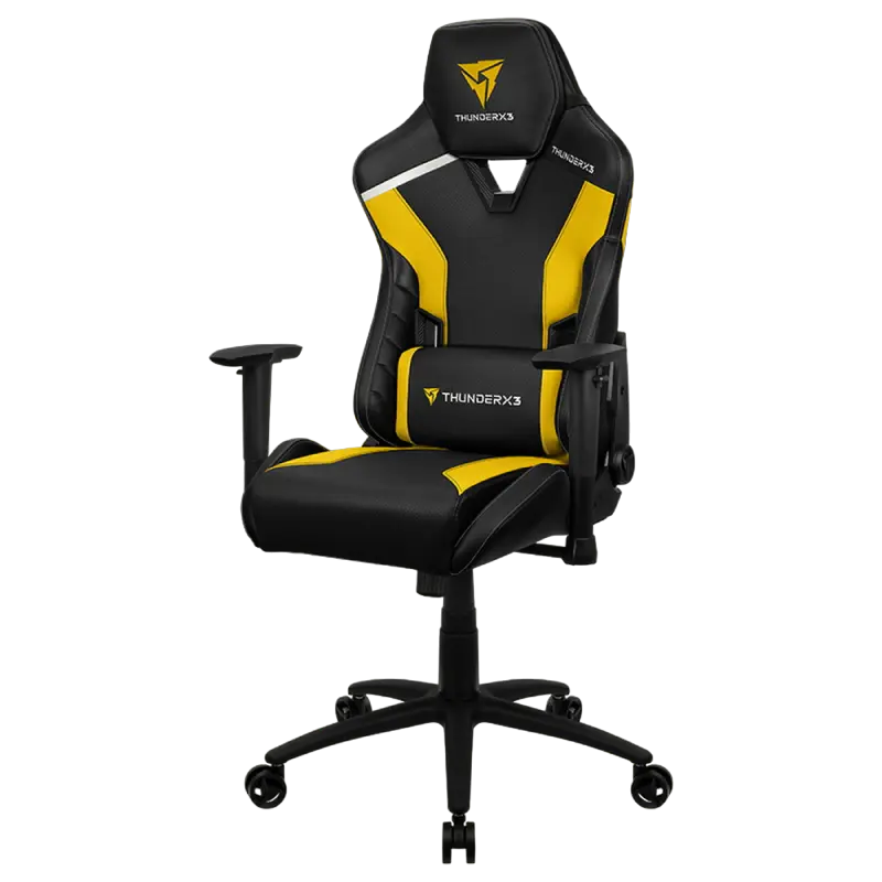 Игровое кресло ThunderX3 TC3 Искусственная кожа Чёрный/Жёлтый