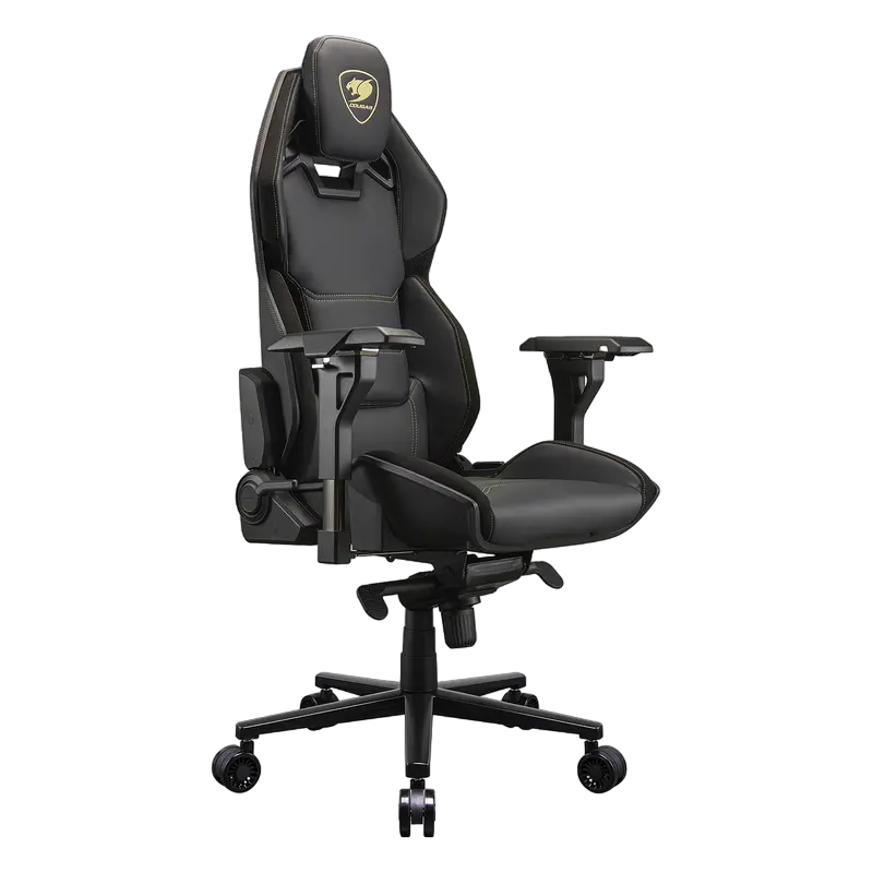 Игровое кресло Cougar Hotrod Royal ПВХ Кожа Черный/Золотой