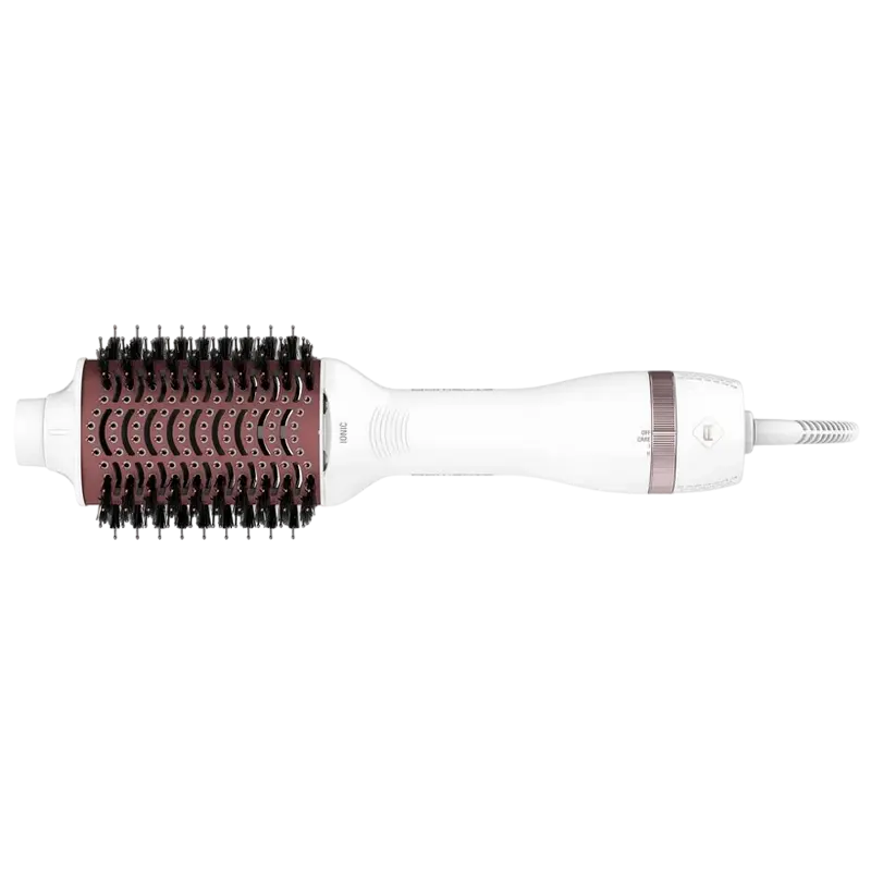 Uscător de păr-perie Rowenta Volumizer Oval Brush Alb | Roz