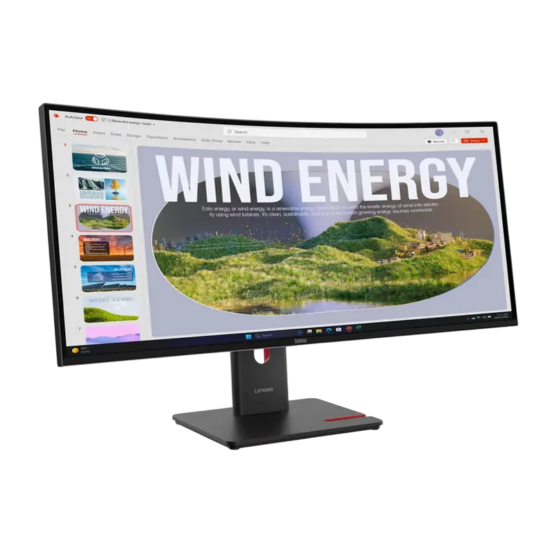 Monitor Lenovo ThinkVision T34WD-40 Eclipse Black