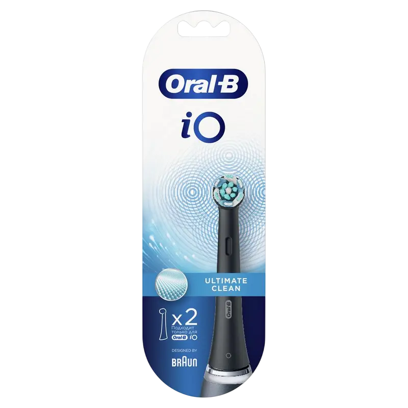 Насадка для электрической зубной щетки Для взрослых Oral-B iO Ultimate Clean Чёрный