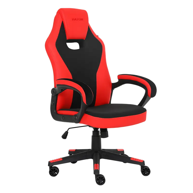 Игровое кресло HATOR Flash Gaming Искусственная кожа,Ткань Черный | Красный