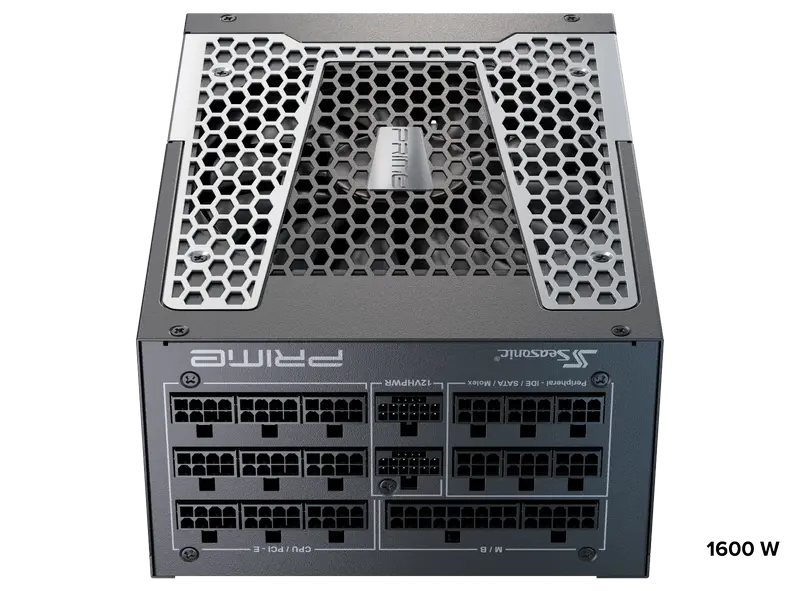 Tip Блок питания для компьютеров Seasonic Prime PX-1600 ATX Черный