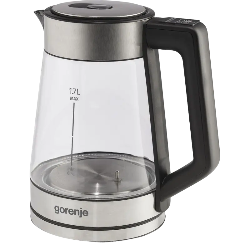 Электрочайник Gorenje K17TRG Нержавеющая Сталь | Черный